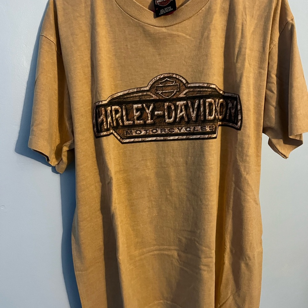 Harley-Davidson Beige Short Sleeve Tee